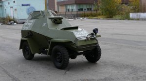 Показ бронемашины БА-64, выставка "Моторы Войны", 18 октября 2025