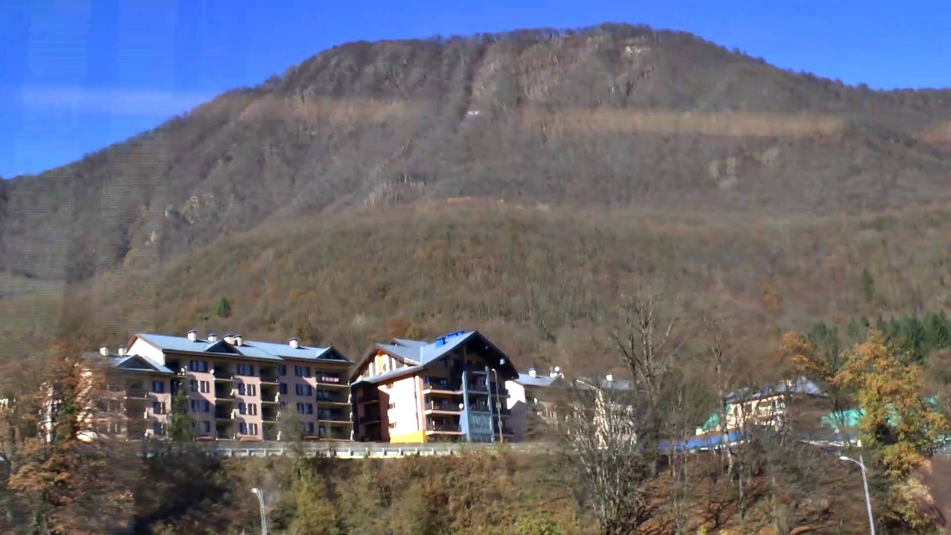 Воспоминания. Вид из окна "Ласточки". Адлер ноябрь 2013 год. Часть 5. Эсто-Садок. смотреть онлайн