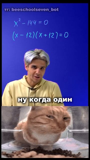 🧠 Как решить квадратное уравнение в два действия