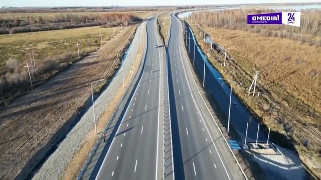 «Звезда Оби» - второй мост через реку - южный обход Сургута, введен в эксплуатацию смотреть онлайн