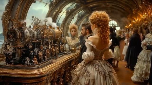 Enter The Alternative Reality - Steampunk Baroque Sci-Fi AI Short Film