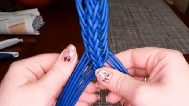 Ажурная ручка из бумажной лозы. #ЮлияЧарыкова# смотреть онлайн