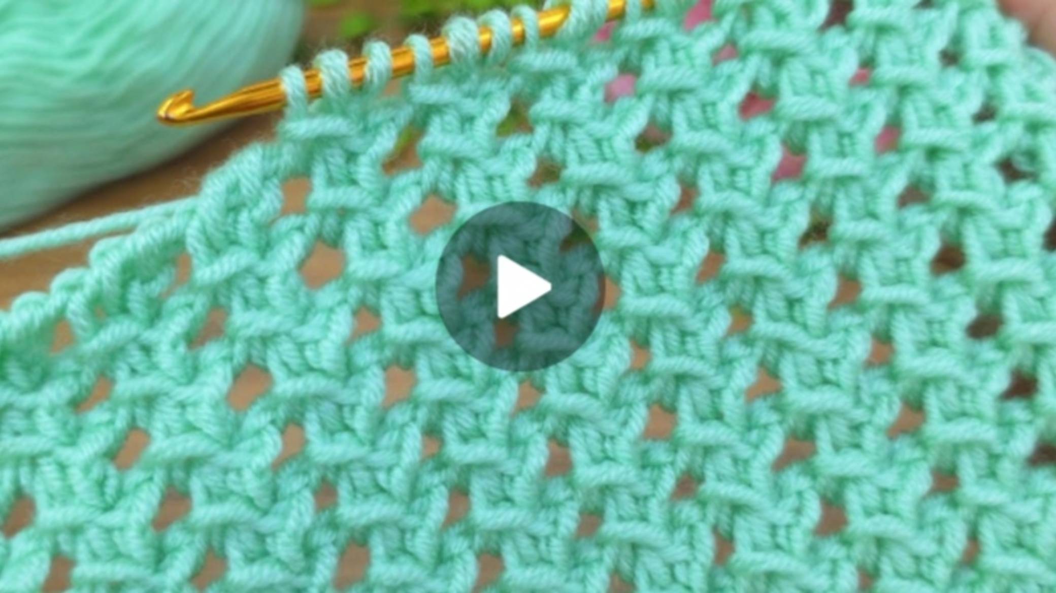 Узор крючком в тунисской технике вязания 🙂 #тунисскоевязание #всевжизнисвязано #вязаниекрючком смотреть онлайн