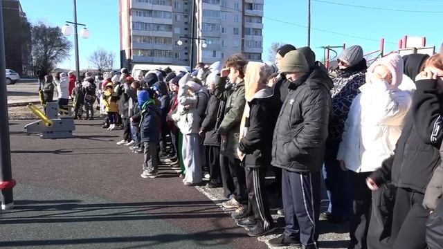 В Пригорске открылась спортивная площадка смотреть онлайн