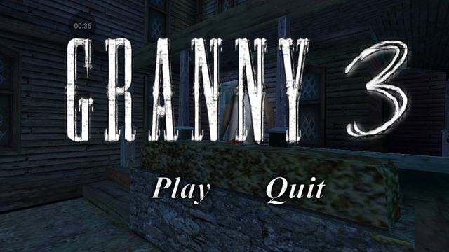 Granny 3 меню