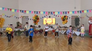 Народный танец мальчиков "Балалайка" в детском саду "Чудо Балалайка" 2025 г на Осенней ярмарке.