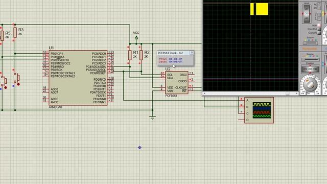 FLOWCODE УРОК 88 PCF8563 RTC