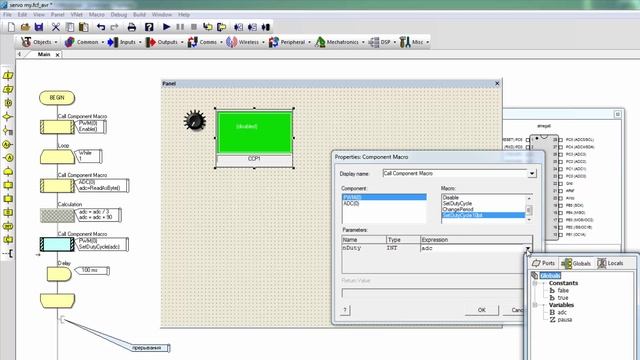 FLOWCODE УРОК 54 Сервопривод альтернативные способы управления