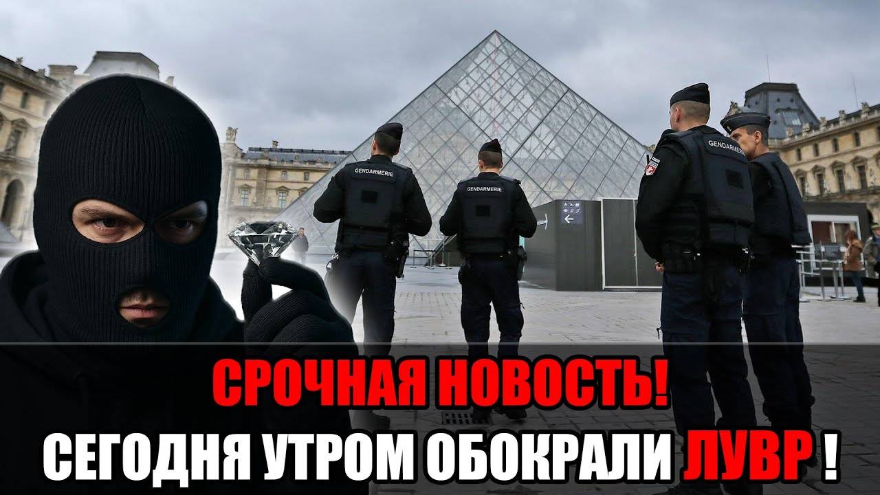 КРАЖА ВЕКА! Лувр обчистили за 7 минут! Пропали реликвии французских императоров! смотреть онлайн