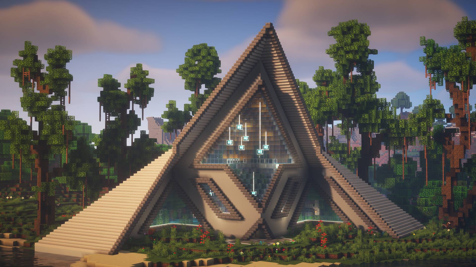 КРАСИВЫЙ ДОМ В MINECRAFT!