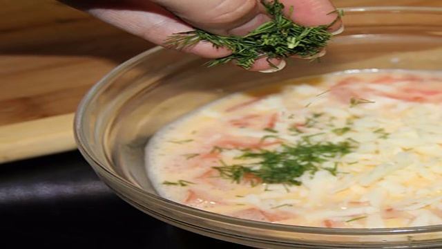 Омлет на пару в микроволновке