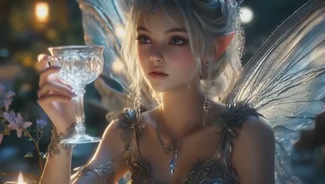 Fantasy Silent Magic Fairy Banquet AI Music Video