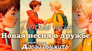 Волшебная тетрадь. ДАВАЙ ДРУЖИТЬ! Новая детская песня про дружбу, друга, подругу, подружек и друзей