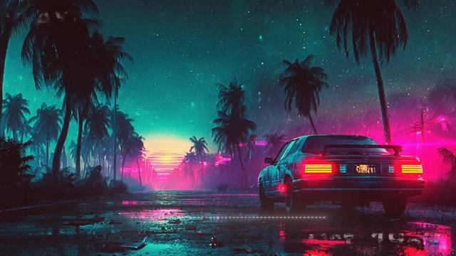 Midnight Rain Drive： Neon Reflections 80s смотреть онлайн