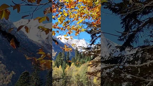Домбай. Алибекский водопад. Бадукские озëра.