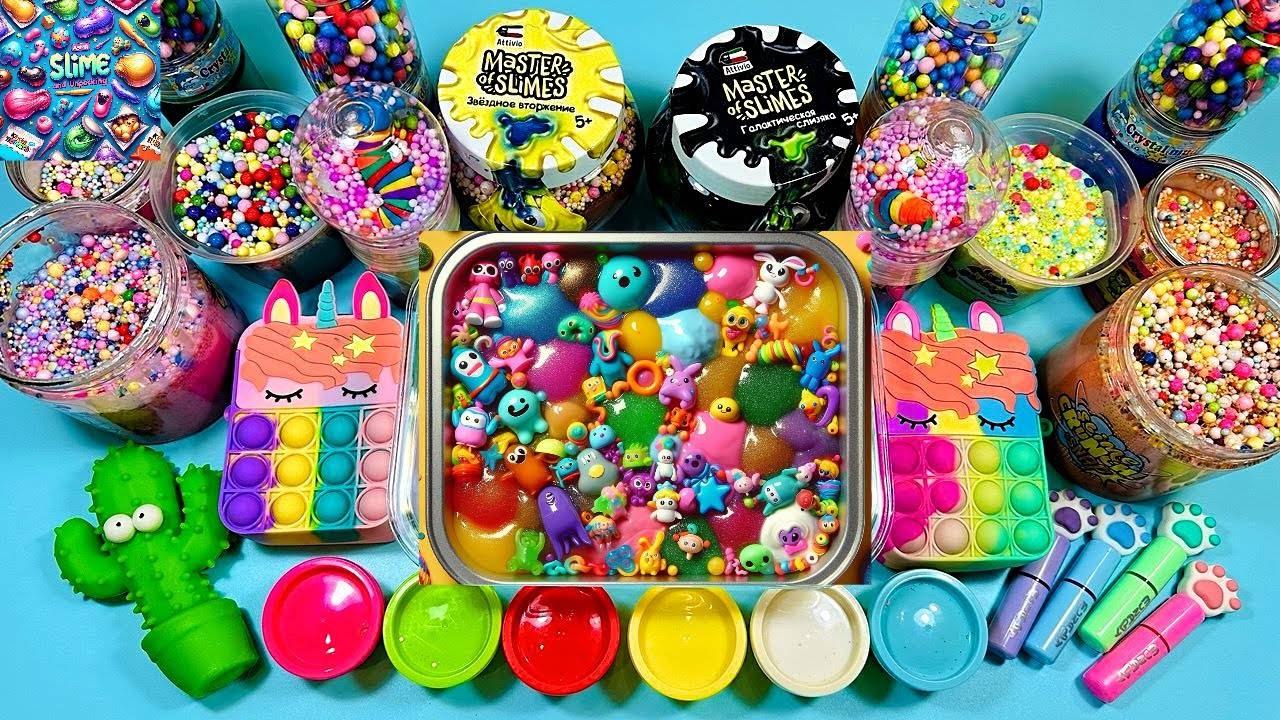 Самые красивые цвета слаймов, которые смешали своими руками смотреть онлайн