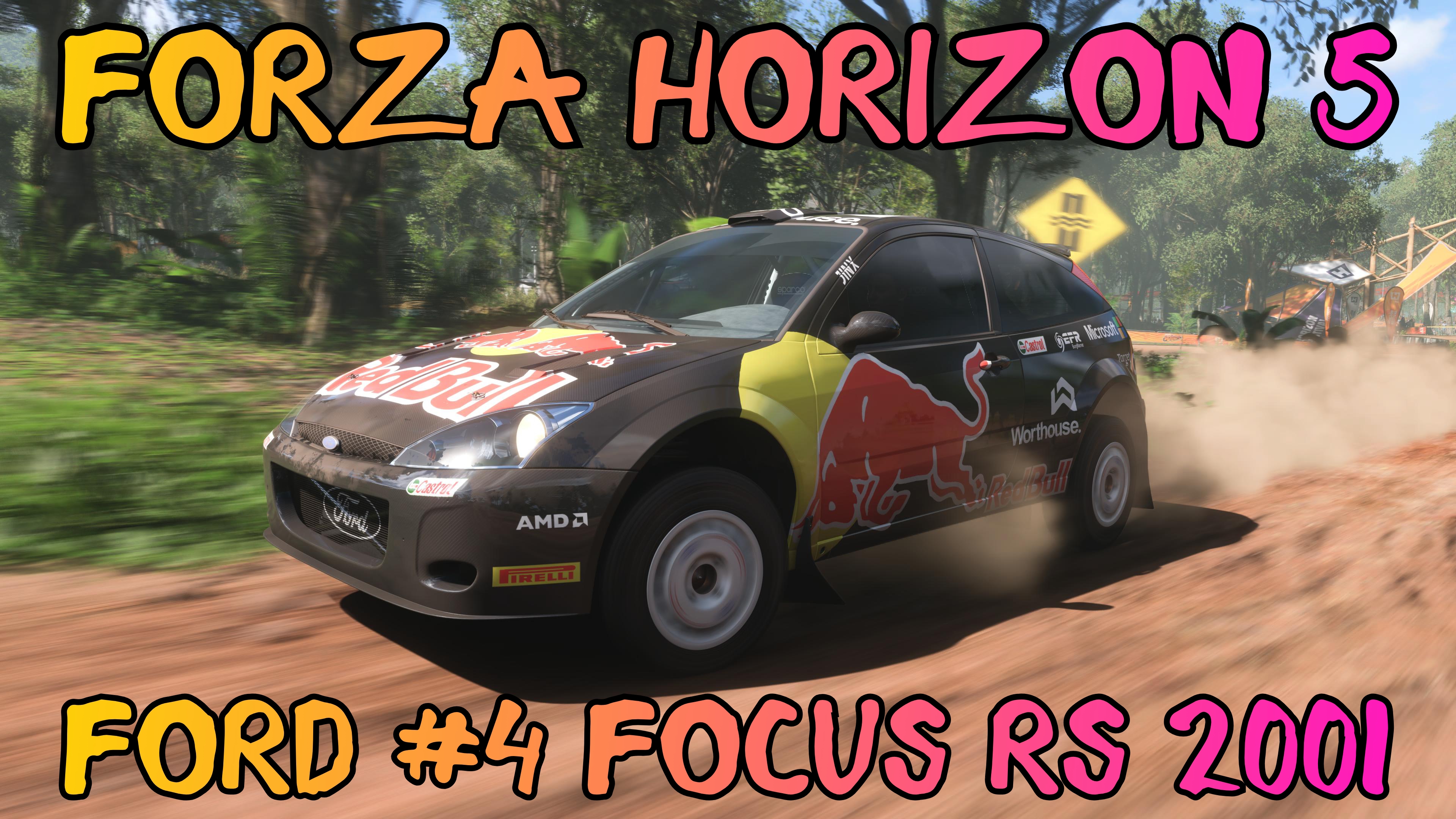 Ford #4 Focus RS 2001: Легенда Ралли Форсирует Горизонты Мексики (Forza Horizon 5) смотреть онлайн
