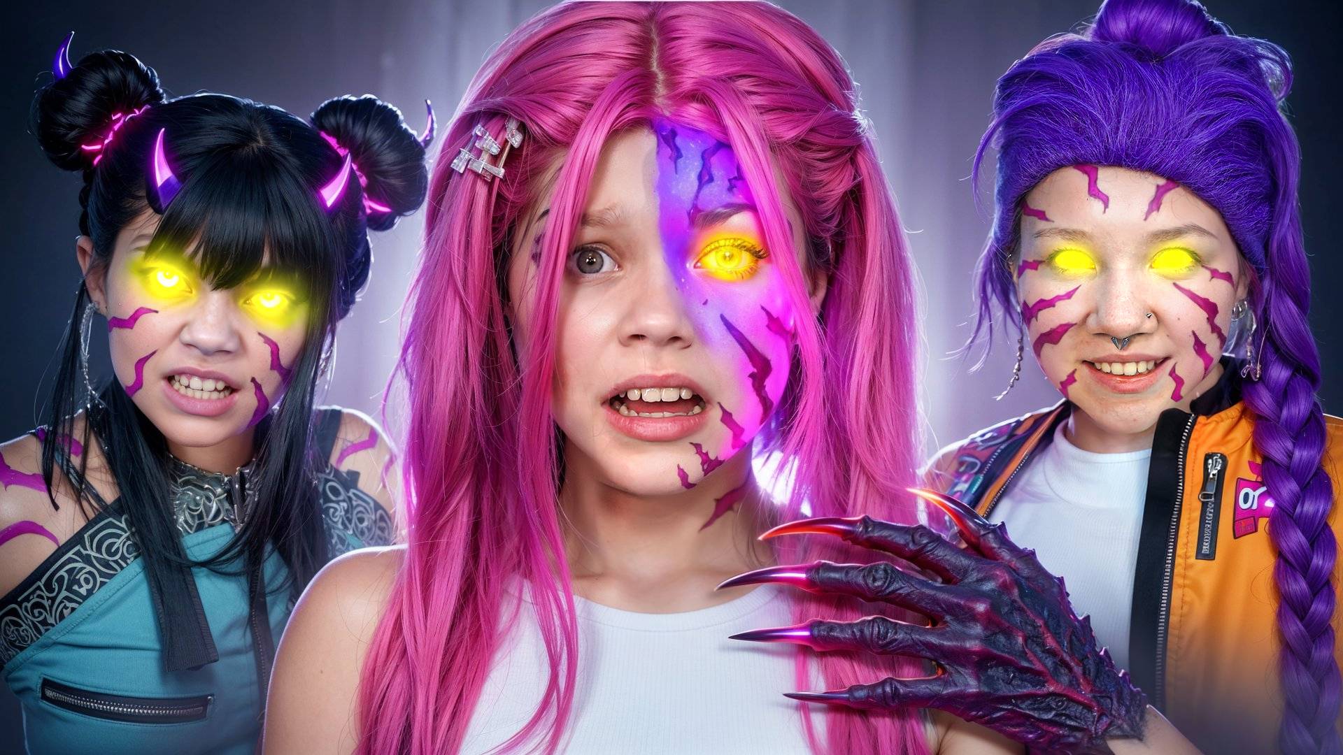 ПРАВДИВАЯ ИСТОРИЯ МИРЫ из КЕЙПОП-ОХОТНИЦЫ НА ДЕМОНОВ! Демоны реальный! смотреть онлайн