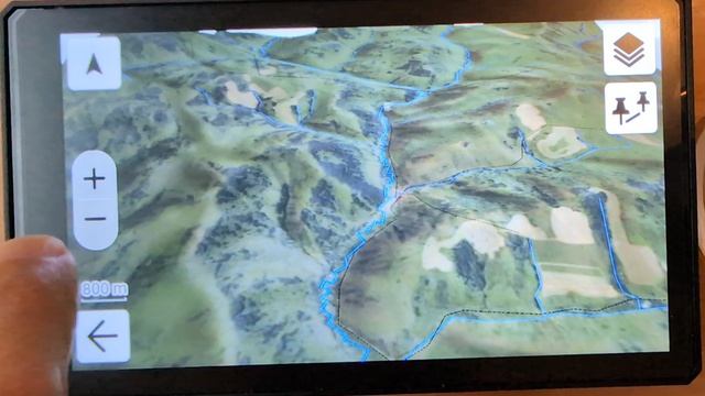 3D Спутниковая Карта, Garmin Tread