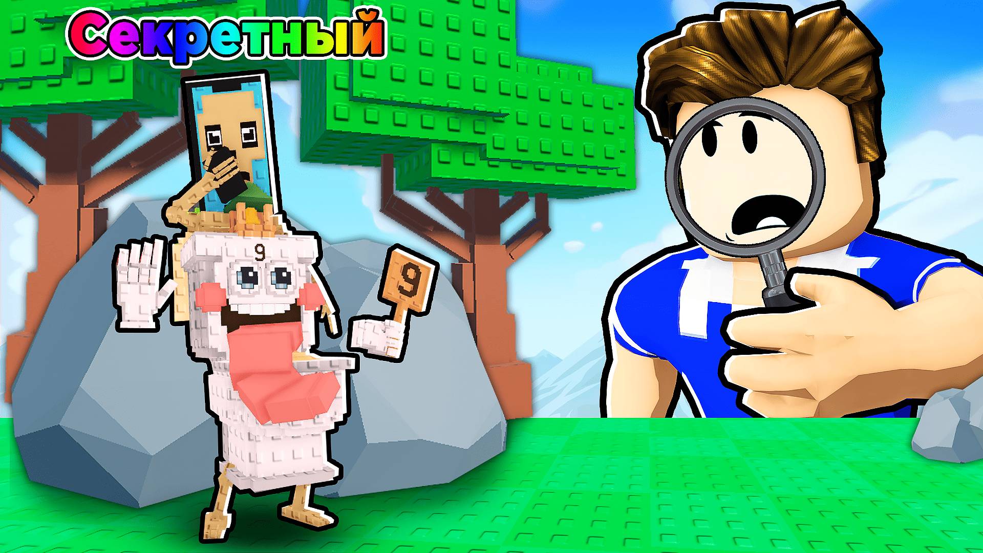 НАЙДИ СЕКРЕТНОГО БРЕЙНРОТА В РОБЛОКС ПРЯТКИ смотреть онлайн