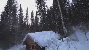 ЖИЗНЬ В ЛЕСНОМ ДОМЕ. ВОКРУГ ТАЙГА, СНЕГА ПОД САМЫЕ ПОМИДОРЫ. ЗИМОВЬЕ СТАНОВИТЬСЯ УЮТНЕЕ.