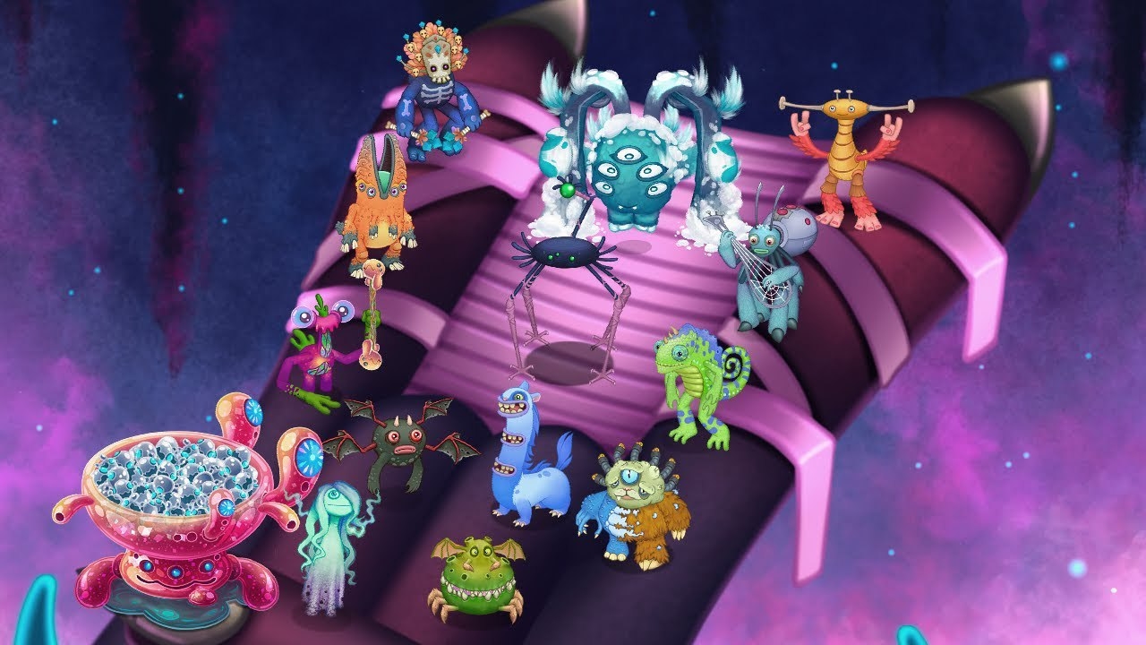 Фанатский Островок Тени - Вся Песня 5.1.0 (My Singing Monsters, Мои Поющие Монстры, Msm, Мсм)