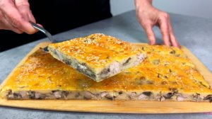 Даже остыть не успеет! Вкуснейший пирог с курицей и грибами в духовке Быстрый рецепт теста
