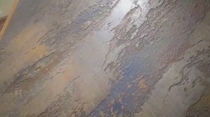 "Диагональный травертин с венецианкой" - Декоративная штукатурка.