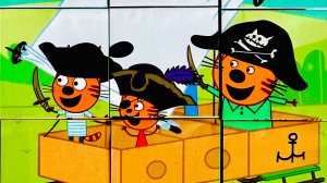 Кубики Три кота. Видео для детей ❤️ собираем вместе