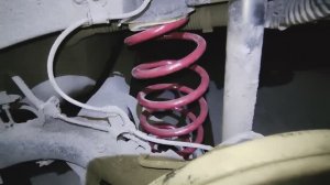 Усиленные пружины TrustAuto +1см клиренса на TOYOTA COROLLA FIELDER  161