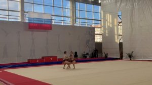 ТР 2 спортивный, Тихомирова Полина - Пугач Ксения - Пугач Полина ,КРОО ФСА, Темповое упражнение