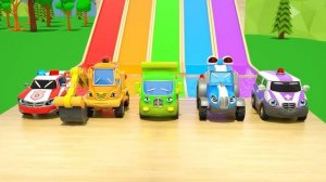 МУЛЬТИК ДЛЯ ДЕТЕЙ КРАСОЧНЫЕ ГОРКИ МАШИНКИ