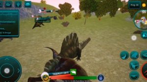 Битва гигантов : спинозавр VS тиранозавр