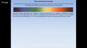 Дисперсия света, виды спектров