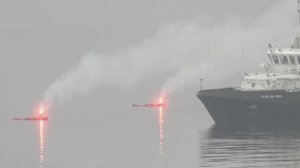 Учения по оказанию помощи аварийному кораблю