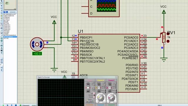 FLOWCODE УРОК 53 Сервопривод компонент SERVO 2