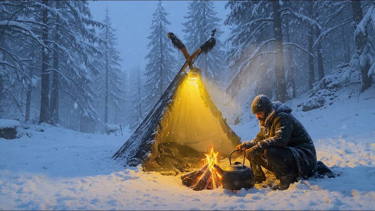 ПЕРЕЖИТЬ снежную бурю при температуре -12°C в течение 2 ДНЕЙ