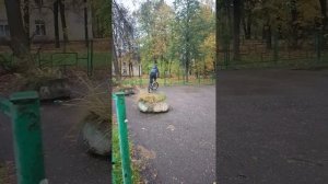делаю Вилли на bmx. прокачал Стант на велике