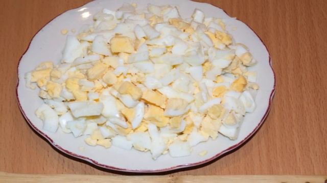 Салат Восторг с корейской морковкой