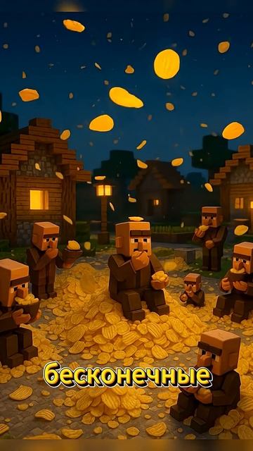 Стив и его любовь к чипсам 😅 #minecraft #funnyshorts #comedyvideo смотреть онлайн