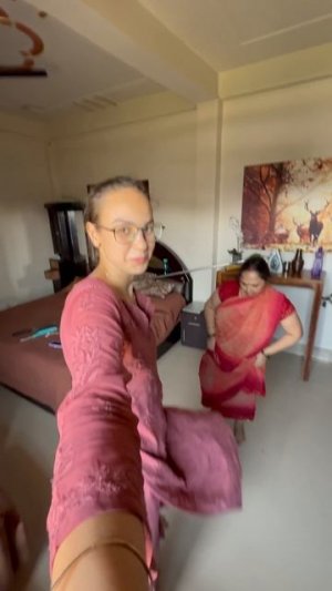 Помогаю индийской тете похудеть