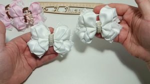 МК бантиков из ролика 19🦋 Бабочки, чудесная, воздушная, пышная модель😍 Мастер класс бантиков