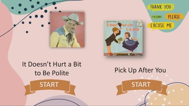 Забавные детские песенки на тему "Good manners" смотреть онлайн