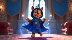 Щенячий патруль, Скай, Маршал, Эверест, Гончик, Крепышь и Зума стали волшебниками, показывают фокусы