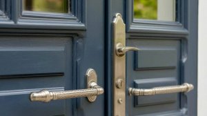 Как снять основной замок (с ручками) входной двери.