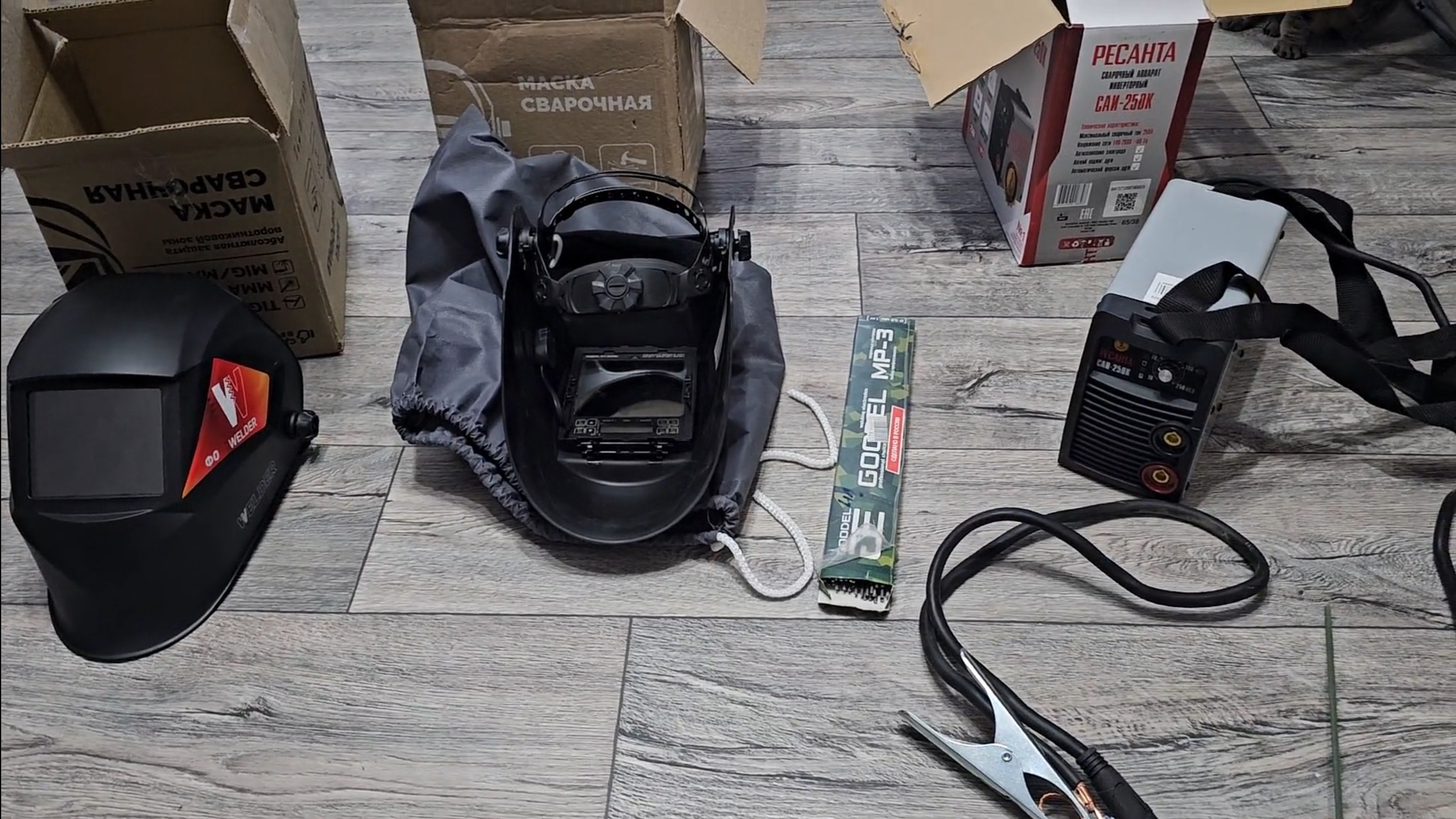 Сварочный аппарат и маски обзор распоковка настройка смотреть онлайн