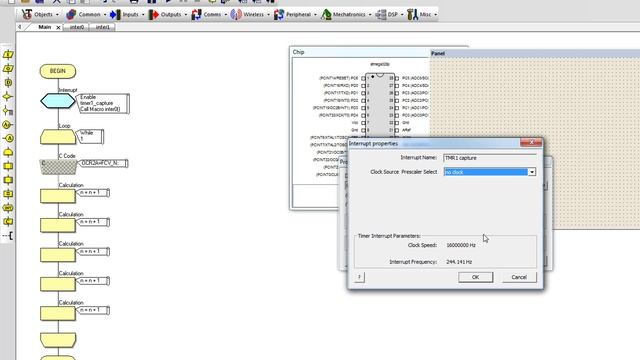 FLOWCODE УРОК 83 прерывания TIMER1 часть 2
