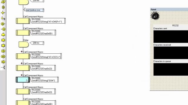 FLOWCODE УРОК 28 Gsm Module M590 часть 1