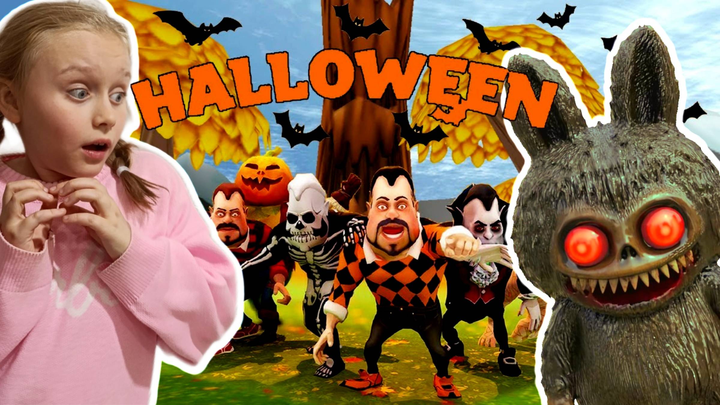 ХЭЛЛУИН В ДАРК РИДЛ! МОНСТРЫ ИЗ ИГРЫ ПОПАЛИ В НАШ МИР! смотреть онлайн