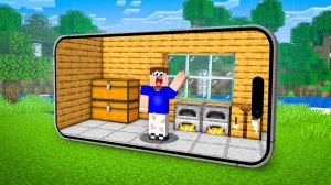 📱 МОЙ ДОМ ВНУТРИ АЙФОНА! ТЫ НЕ ПОВЕРИШЬ, ЧТО Я ТАМ ПОСТРОИЛ! 😱 МАЙНКРАФТ